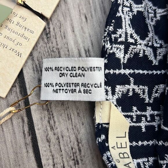 Quagga Green Label Women's Pompom Accent Scarf In Blue One Size NWT - Picture 10 of 12